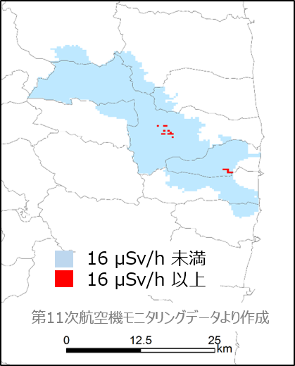 2016年11月における突然変異蓄積リスクマップ